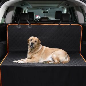 Waterproof Anti-Scratch Non-Slip Design Dog Car Seat Cover for Back Seat Orange